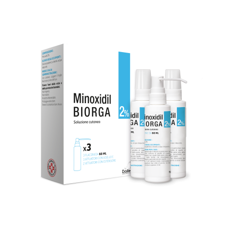 MINOXIDIL BIORGA 2%, SOLUZIONE CUTANEA