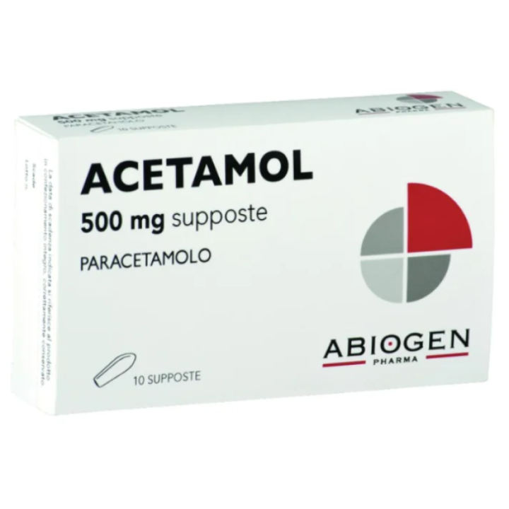 ACETAMOL 10 SUPPOSTE 500 MG