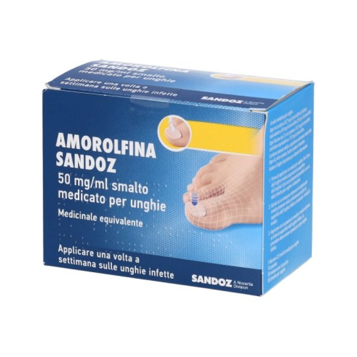 AMOROLFINA SANDOZ 50 MG/ML SMALTO MEDICATO PER UNGHIE