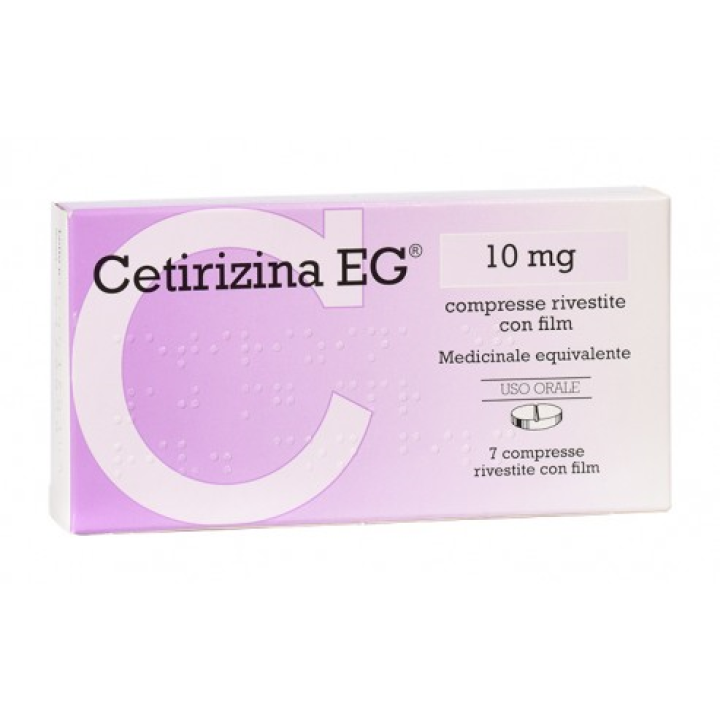 CETIRIZINA EG 10 MG COMPRESSE RIVESTITE CON FILM