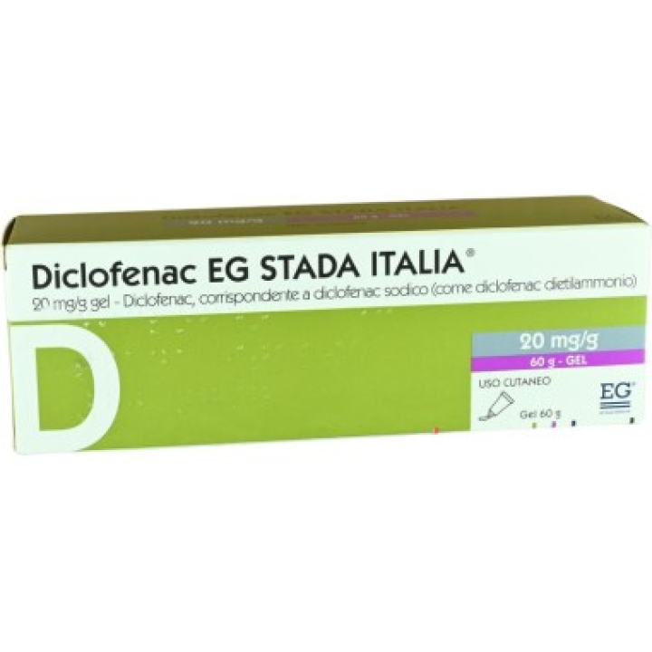 DICLOFENAC EG GEL 60G 20MG/G