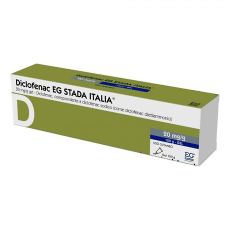 DICLOFENAC EG GEL 100G 20MG/G