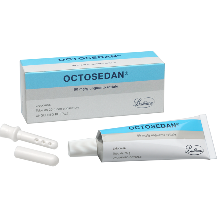 OCTOSEDAN UNG RETT 25G 50MG/G