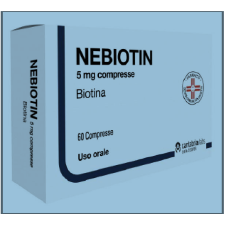 NEBIOTIN 60CPR 5MG