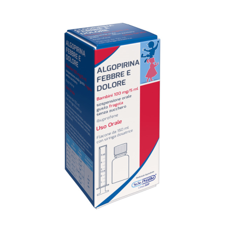ALPIRINA FEBBRE E DOLORE BAMBINI 100MG/5ML SOSPENSIONE ORALE