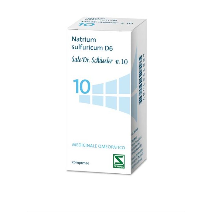 NATRIUM SULFURICUM D6 SALE DR.SCHUSSLER N.10*D6 200 cpr flacone