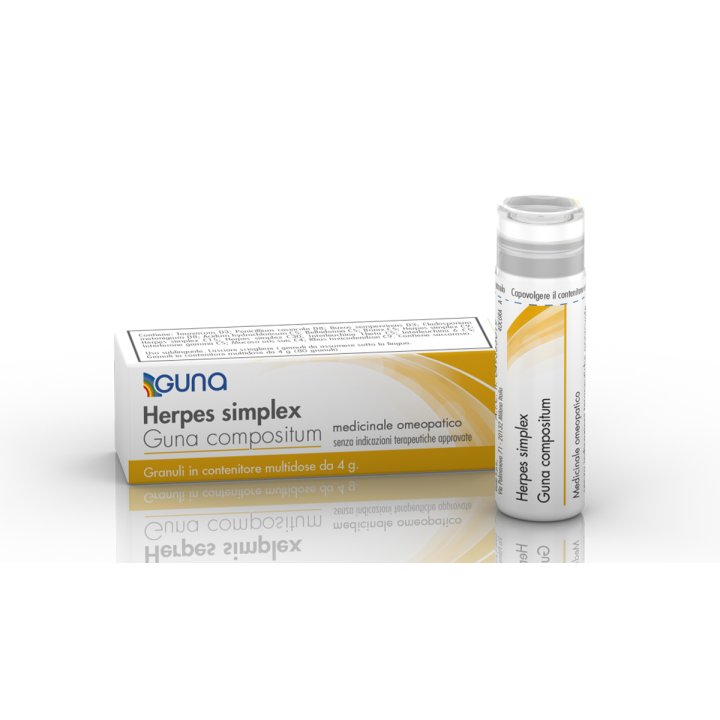 HERPES SIMPLEX GUNA COMPOSITUM*1 contenitore multid 4 g 80 granuli