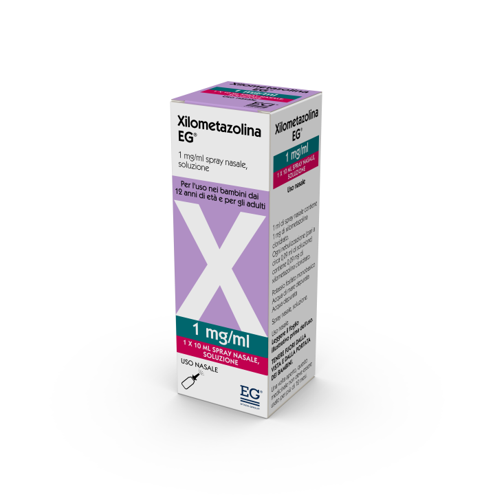 XILOMETAZOLINA EG 1 MG/ML SPRAY NASALE, SOLUZIONE