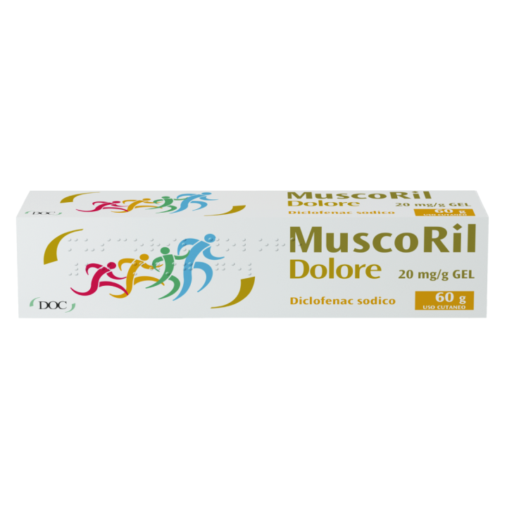 MUSCORIL DOLORE GEL 60G 20MG/G