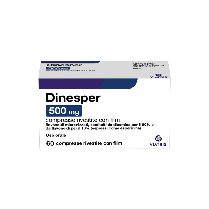 DINESPER*60 cpr rivestite 500 mg