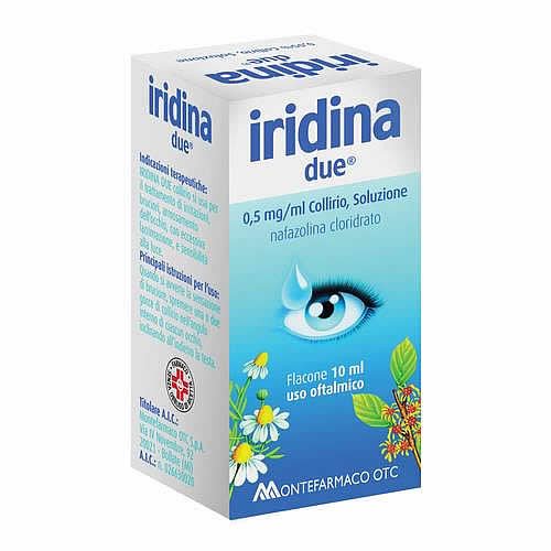 Iridina due collirio 0,5mg/ml soluzione