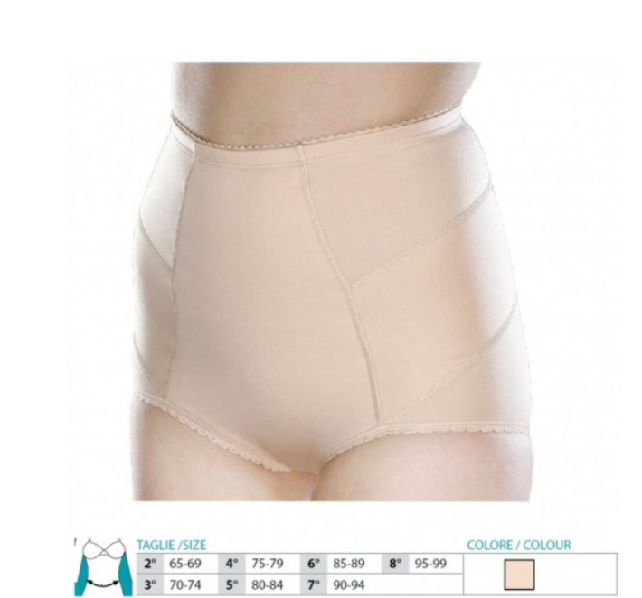 ORIONE 536 CINTOSLIP ERNIARIO DONNA APERTO CON PELOTTE IN COTONE NUDO 3