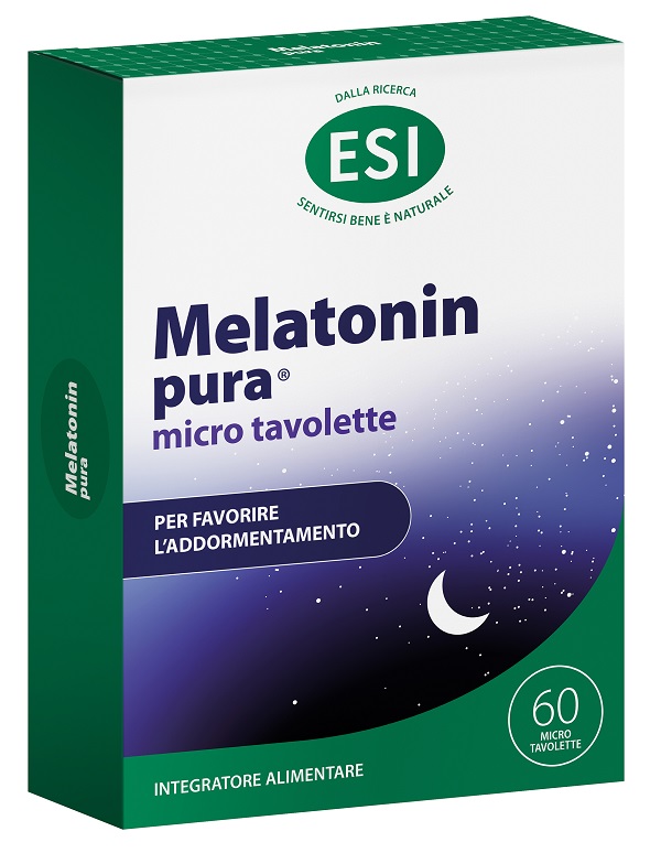 Esi Melatonin Pura integratore alimentare di melatonina - 60 Microtavolette
