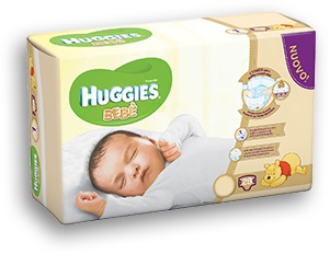 PANNOLINO HUGGIES EXTRA CARE BEBE\' BASE 1 28 PEZZI