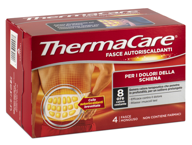 Thermacare Fascia Autoriscaldante Schiena 4 Pezzi