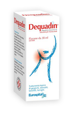 Dequadin 0,5% Soluzione per Mucosa Orale Flacone 28 ml