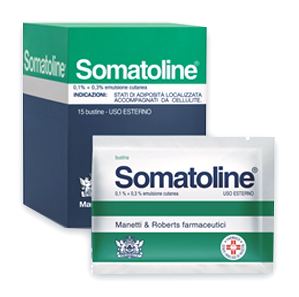 Somatoline 0,1% + 0,3% emulsione cutanea anticellulite 15 buste