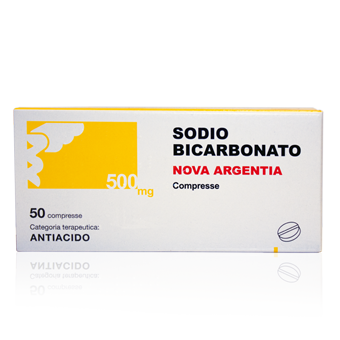 SODIO BICARBONATO NOVA ARGENTIA 500 MG COMPRESSE.