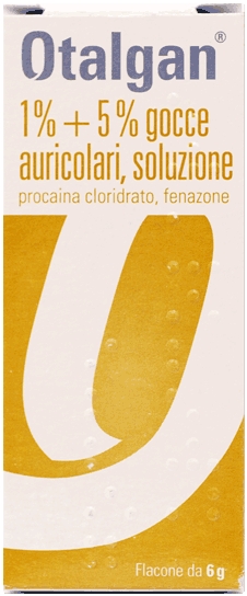 OTALGAN 1% + 5% CCE AURICOLARI, SOLUZIONE