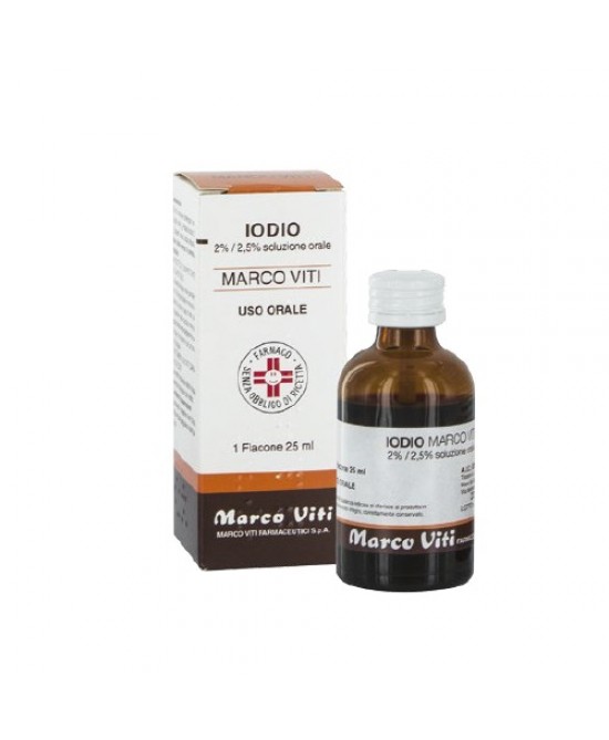 IODIO MARCO VITI 2%/2,5% SOLUZIONE ORALE