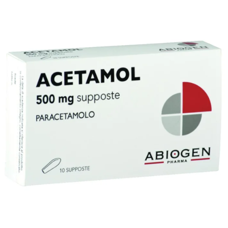 ACETAMOL 10 SUPPOSTE 500 MG